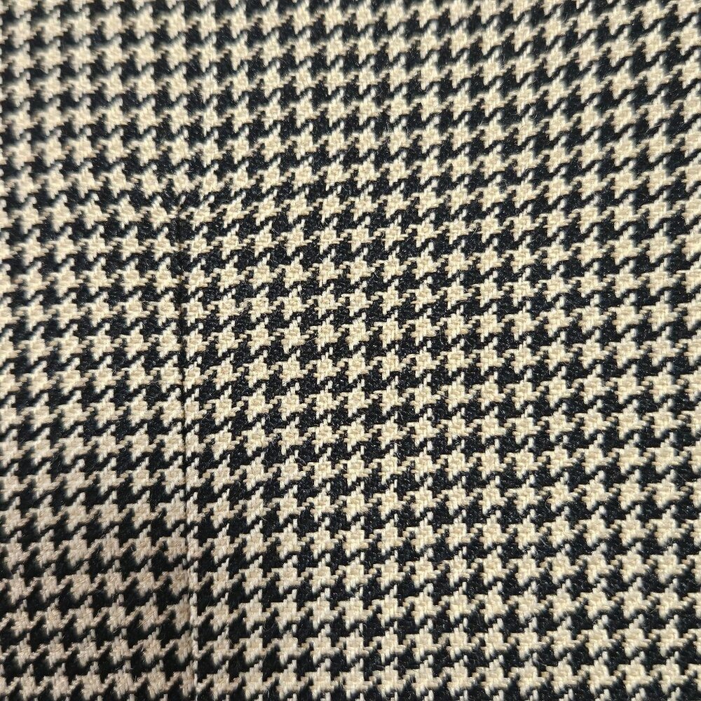 Lauren Ralph Lauren Mens Houndstooth Blazer 3-Button Wool Blend Size 42R Black & - Picture 11 of 16